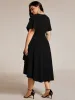pretty FALLON|Plus Size High-Stretch V-neck Midi Wedding Guest Dress sold by Ever Pretty