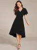 ever FALLON|High-Stretch V-neck Midi Wedding Guest Dress sold by Ever Pretty