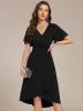 ever FALLON|High-Stretch V-neck Midi Wedding Guest Dress sold by Ever Pretty