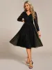 ever KARLEN|Glitter Midi Wedding Guest Dress with Long Sleeves sold by Ever Pretty