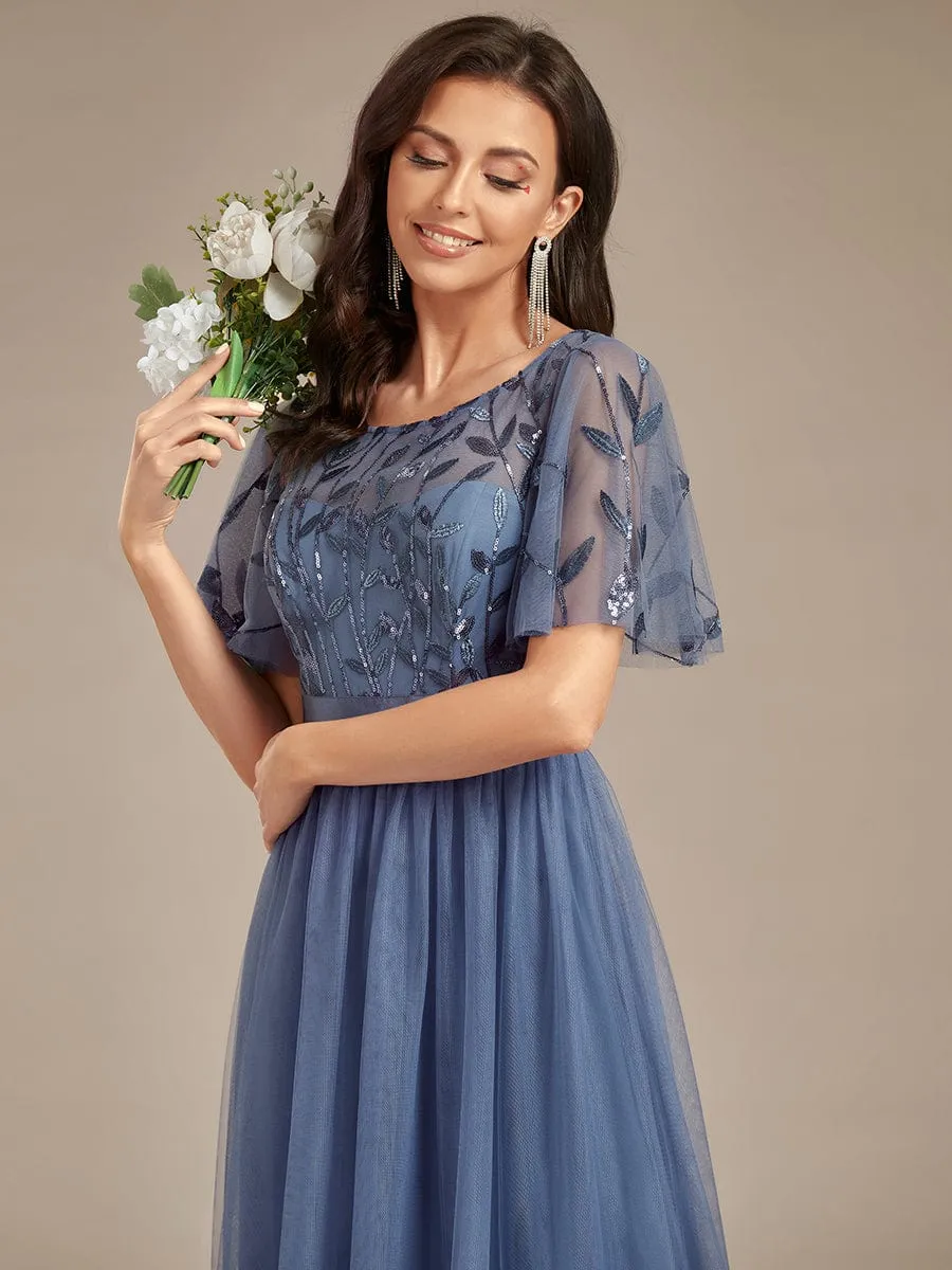 Top Picks Dusty Blue Formal Dresses sold by Ever Pretty product image thumbnail 5