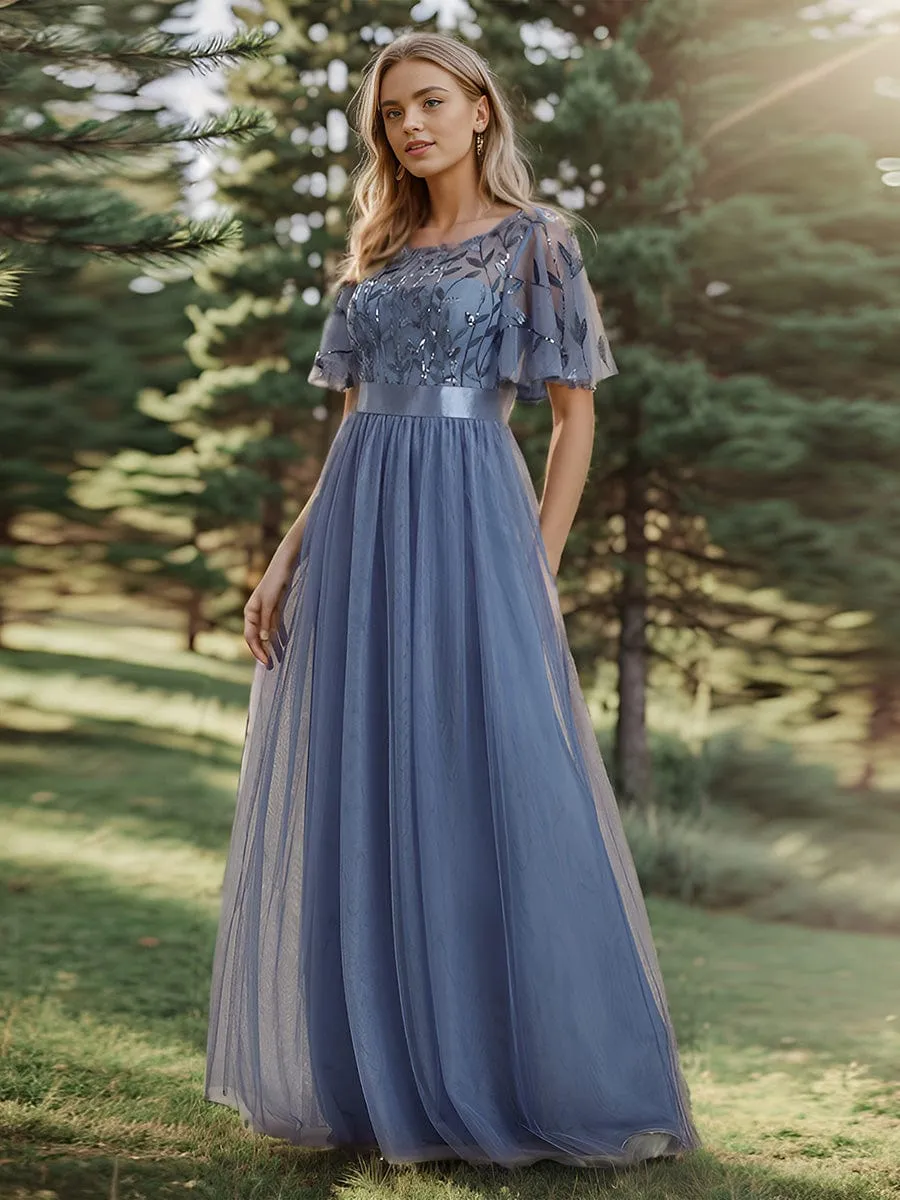 Top Picks Dusty Blue Formal Dresses sold by Ever Pretty product image thumbnail 3