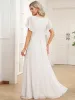 ever LEORA|A-Line Pleated Chiffon Tie-Waist Bridesmaid Dress sold by Ever Pretty