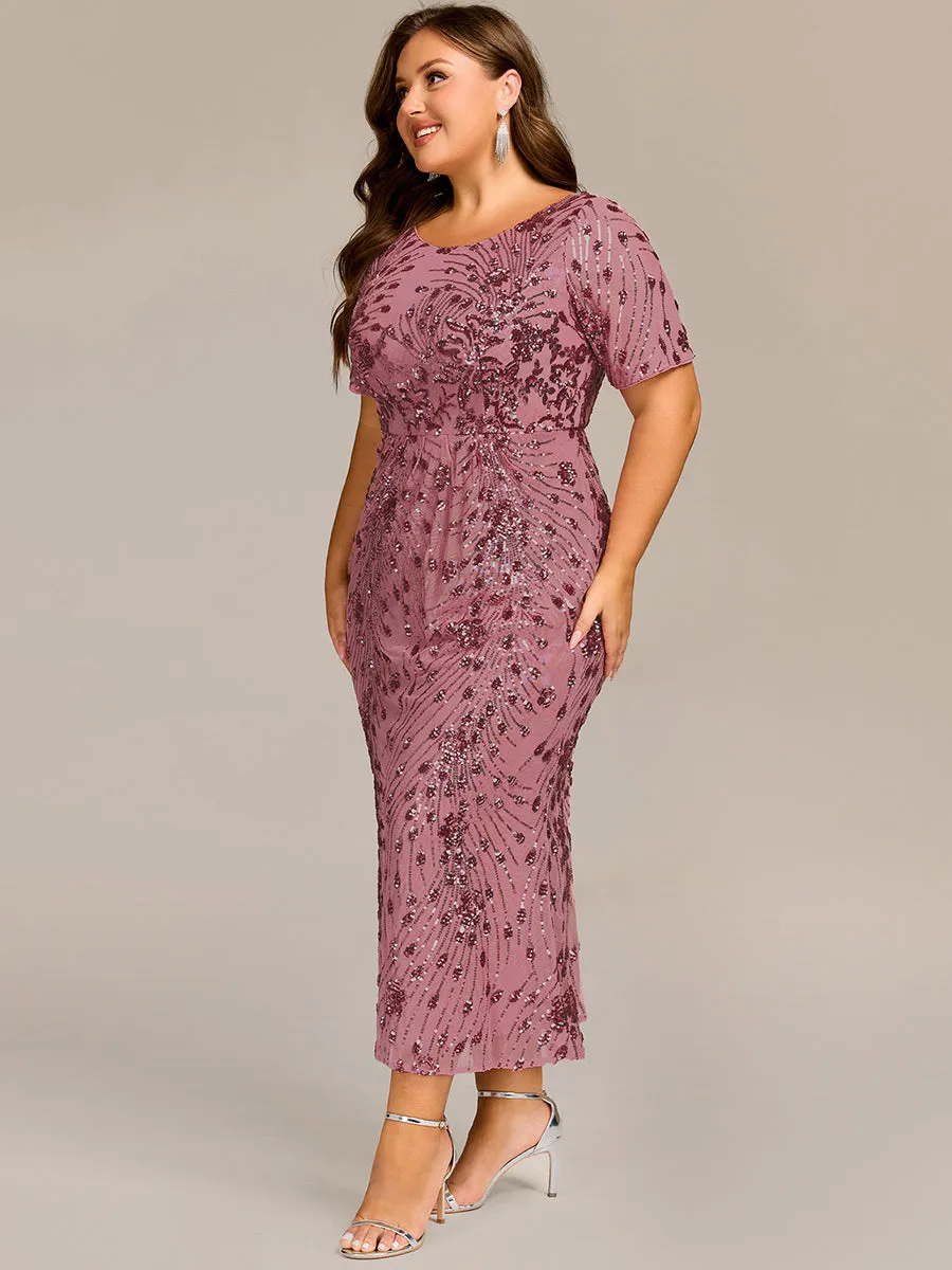 pretty HAYLEN|Plus Size Sequin Mermaid Formal Dress sold by Ever Pretty product image thumbnail 5