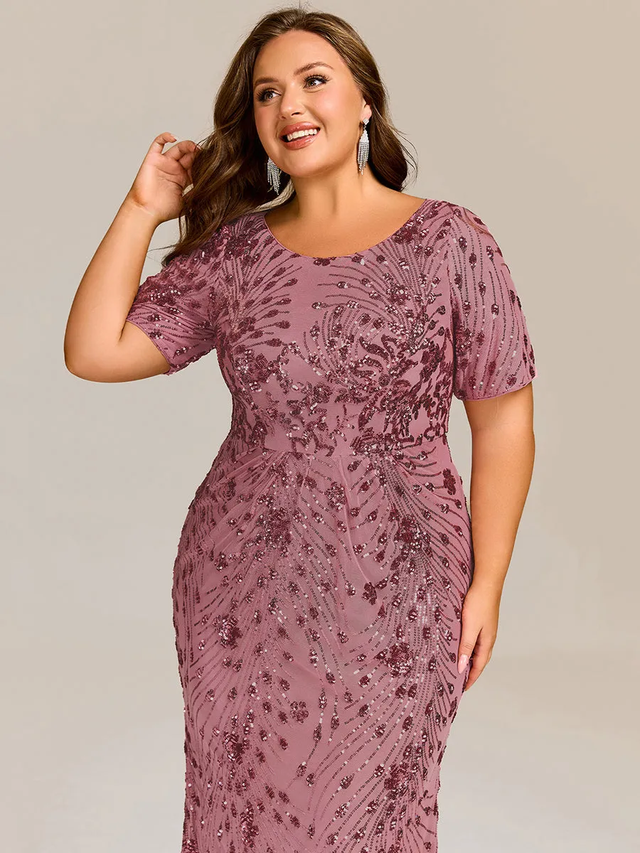 pretty HAYLEN|Plus Size Sequin Mermaid Formal Dress sold by Ever Pretty product image thumbnail 3