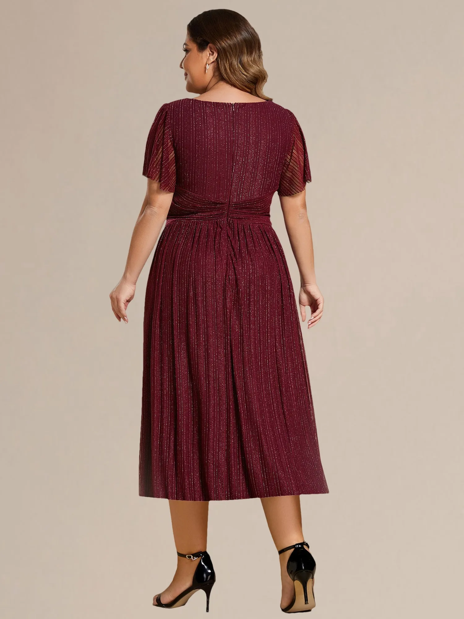 pretty QUINN|Plus size Glittery Formal Evening Dress sold by Ever Pretty product image thumbnail 2