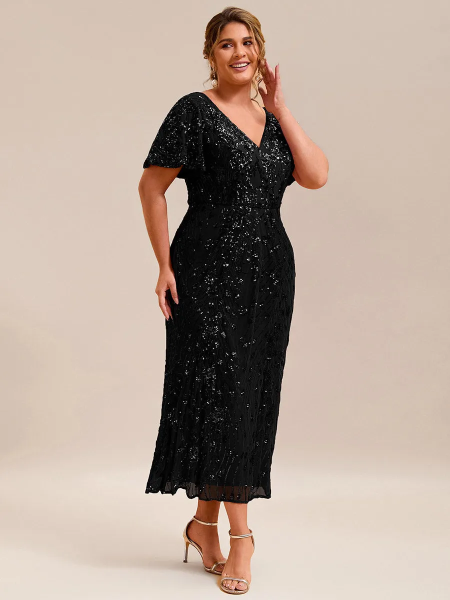 pretty PALMER|Plus Size Sequin Mermaid Formal Dress sold by Ever Pretty product image thumbnail 4