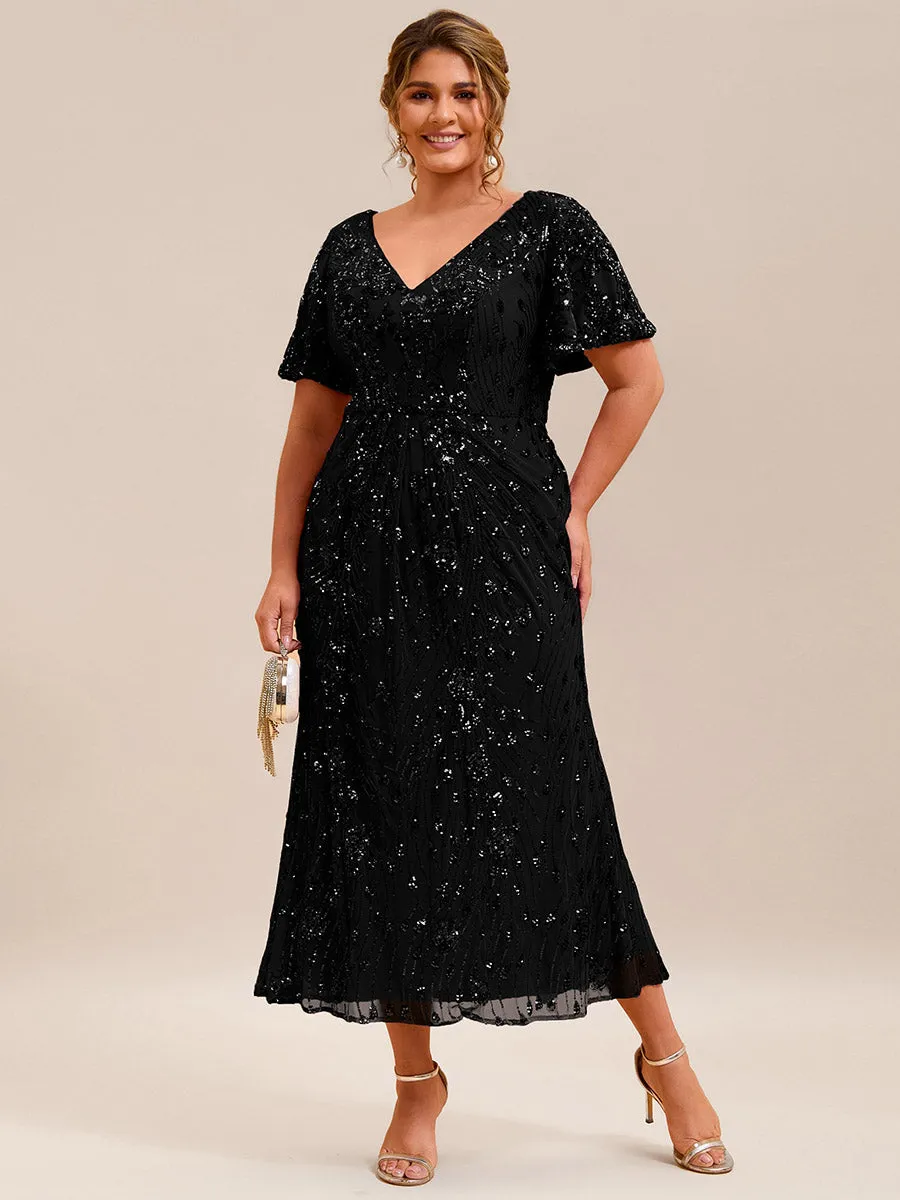 pretty PALMER|Plus Size Sequin Mermaid Formal Dress sold by Ever Pretty