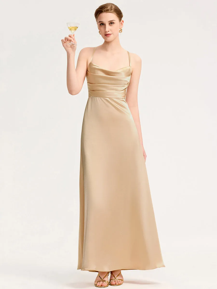 ever SERIVA|Backless Satin Bridesmaid dress sold by Ever Pretty