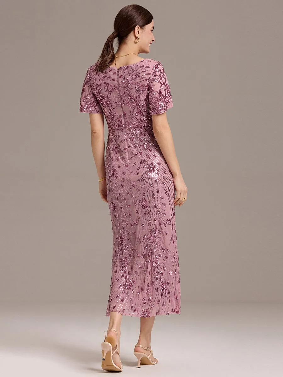 ever PALMER|Embroidery Sequin Formal Wedding Guest Dress sold by Ever Pretty product image thumbnail 2