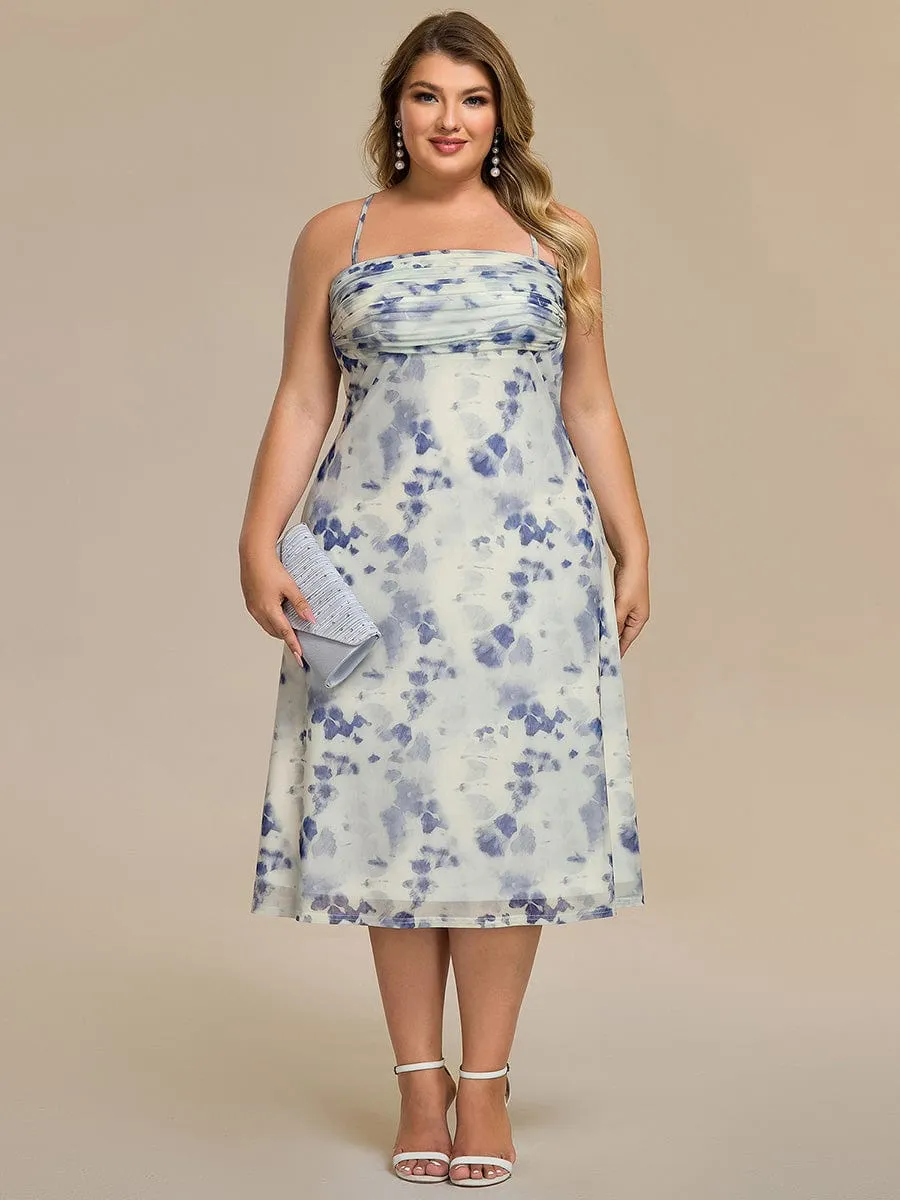 pretty ELYRA|Plus Size Printed Bodycon Wedding Guest Dress sold by Ever Pretty product image thumbnail 5
