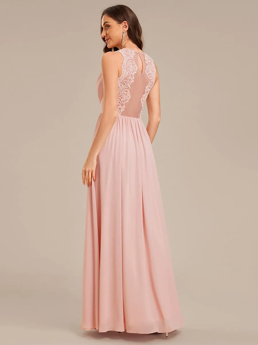 ever MARIBEL|Applique Chiffon Sleeveless Bridesmaid Dress sold by Ever Pretty product image thumbnail 3
