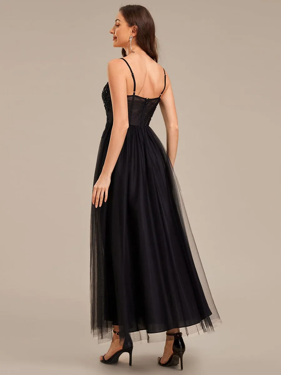ever MARISOL|Applique Mesh Sleeveless Evening Dress sold by Ever Pretty product image thumbnail 2