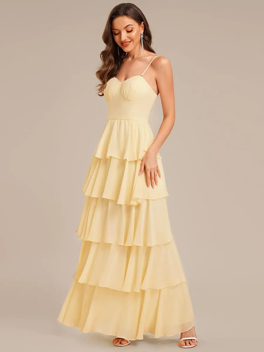 ever ROSALYN|Ruffled Chiffon Sleeveless Wedding Guest Dress sold by Ever Pretty product image thumbnail 5