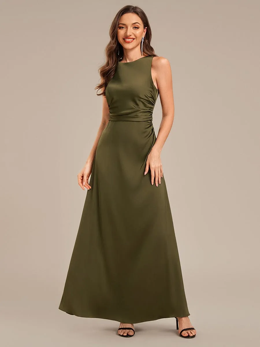 ever VALENCIA|Backless Satin Sleeveless Bridesmaid Dress sold by Ever Pretty product image thumbnail 2