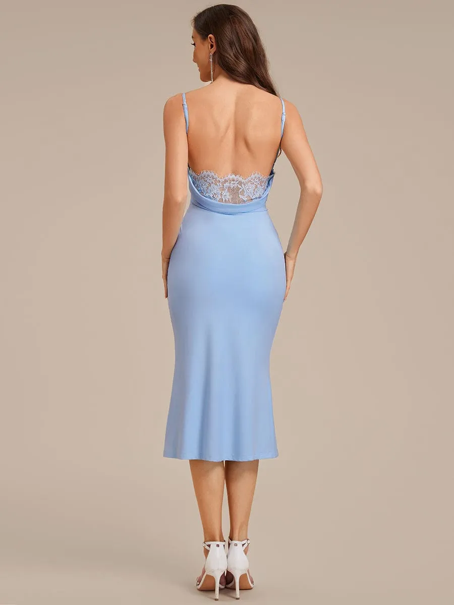 ever VIVARA|Backless Knit Sleeveless Wedding Guest Dress sold by Ever Pretty product image thumbnail 3