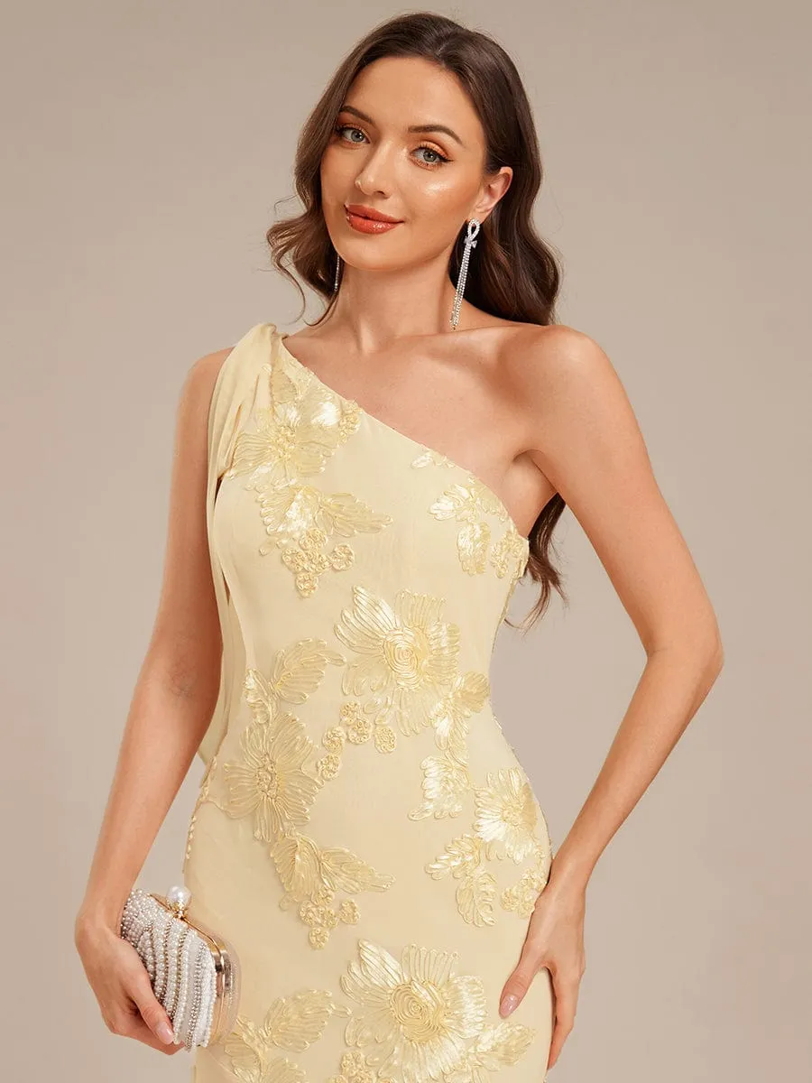 ever ARCELIA|Flowing Ribbon Mesh Mermaid Formal Dress sold by Ever Pretty product image thumbnail 3