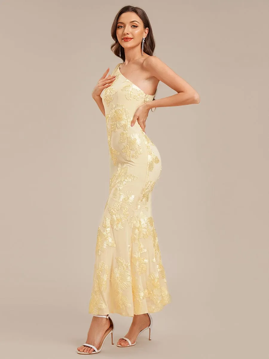 ever ARCELIA|Flowing Ribbon Mesh Mermaid Formal Dress sold by Ever Pretty product image thumbnail 4