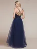 Lace-Up Mesh Sequin Formal Dress sold by Ever Pretty