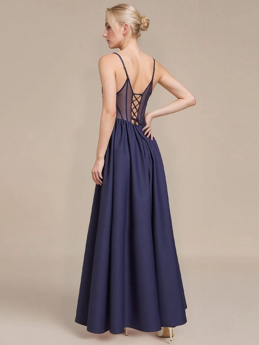 ever SERAPHINA|See-Through Satin Sleeveless Formal Dress sold by Ever Pretty product image thumbnail 2