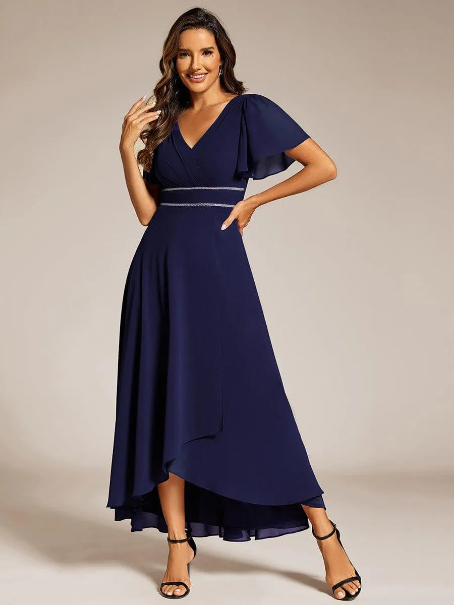 ever DAKOTA|High-Low Flowy Chiffon Wedding Guest Dress sold by Ever Pretty product image thumbnail 5
