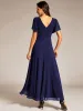 ever DAKOTA|High-Low Flowy Chiffon Wedding Guest Dress sold by Ever Pretty