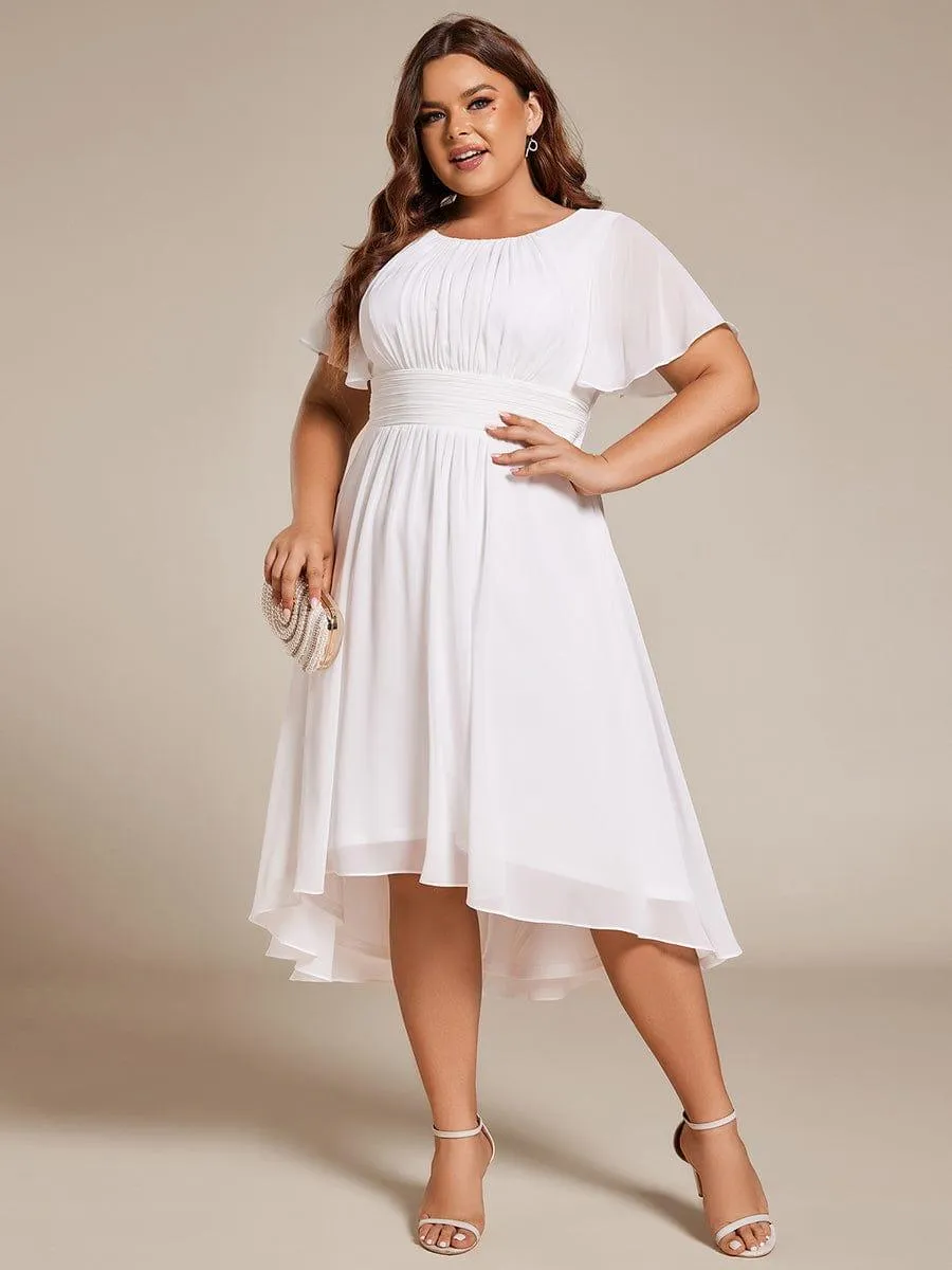 pretty EDEN|Plus Size Flowy Chiffon Bridesmaid Dress sold by Ever Pretty product image thumbnail 4