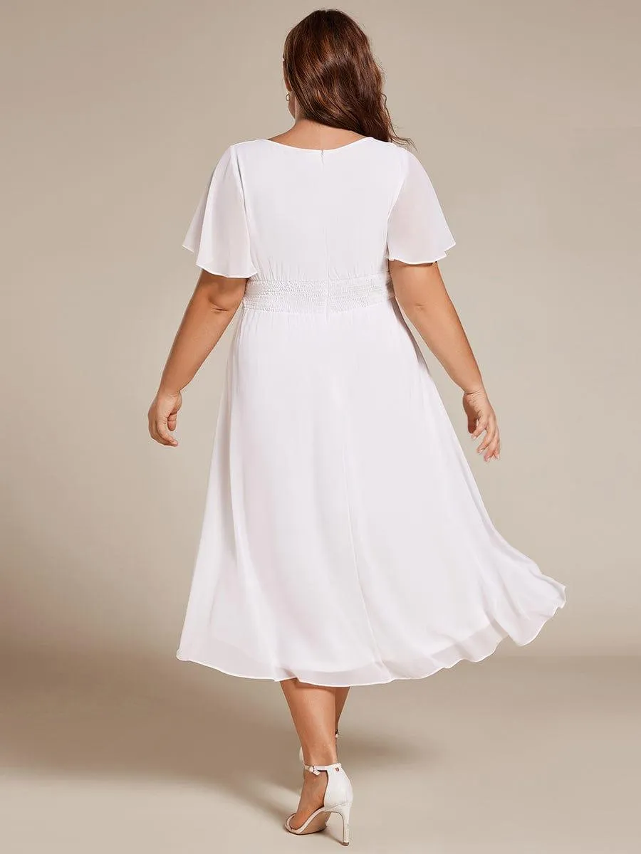 pretty EDEN|Plus Size Flowy Chiffon Bridesmaid Dress sold by Ever Pretty product image thumbnail 2