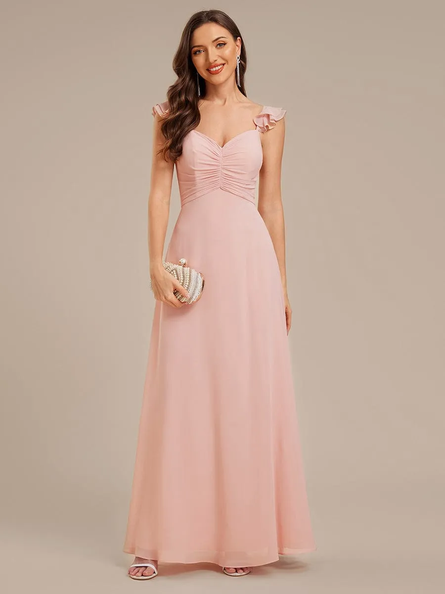 ever SERENA|Backless Chiffon Ruffled Bridesmaid Dress sold by Ever Pretty product image thumbnail 5