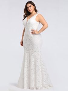 Sexy Fitted Lace Mermaid Evening Dress sold by Ever Pretty