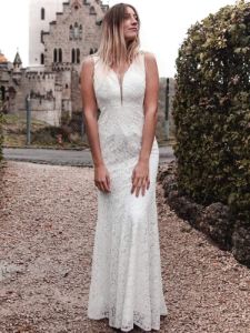 Sexy Fitted Lace Mermaid Evening Dress sold by Ever Pretty