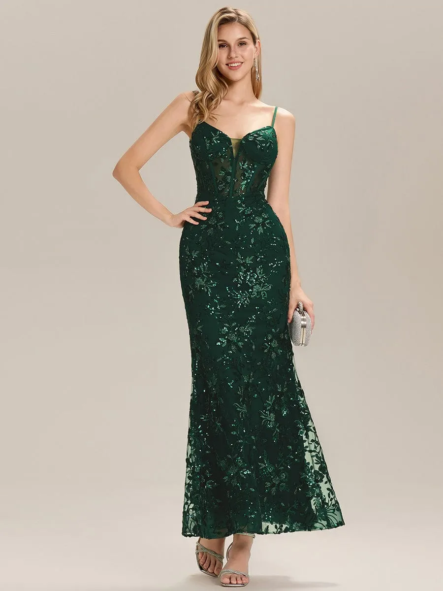 ever LYANNA|See-through Sequin Mermaid Formal Evening Dress sold by Ever Pretty product image thumbnail 5