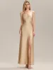 ever LINNEA|Tie Knot Satin Sleeveless Bridesmaid Dress sold by Ever Pretty