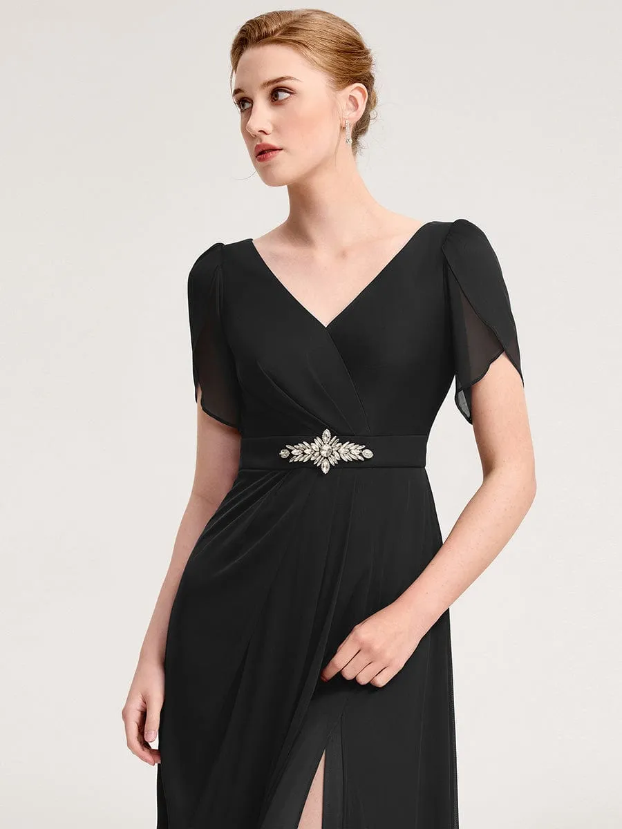 ever NOAH|Chiffon A-Line Ruffle Sleeve Evening Dress sold by Ever Pretty product image thumbnail 3