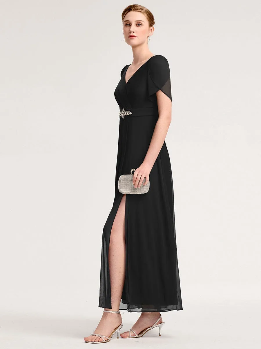 ever NOAH|Chiffon A-Line Ruffle Sleeve Evening Dress sold by Ever Pretty product image thumbnail 4