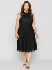 pretty VAYLA|Plus-Size Glittery Halter Neck Dress sold by Ever Pretty