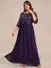 pretty FLORENCE|Plus Size Sequin 3/4 Sleeves Dresses sold by Ever Pretty