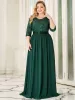 pretty FLORENCE|Plus Size Sequin 3/4 Sleeves Dresses sold by Ever Pretty