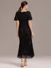 ever PALMER|Embroidery Sequin Mother of the Bride Dress sold by Ever Pretty