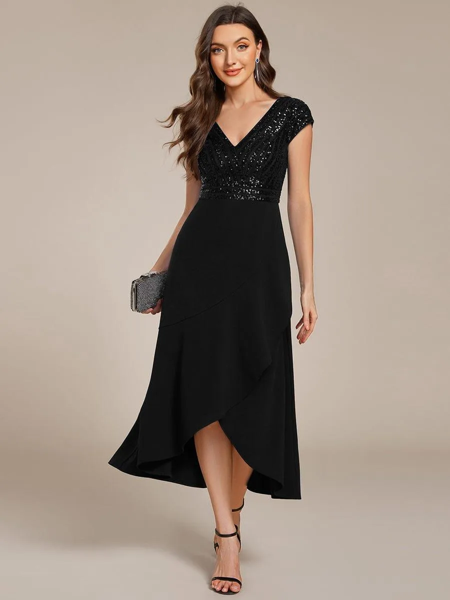 ever BAYLOR|A-Line V-Neck Wedding Guest Dress sold by Ever Pretty product image thumbnail 2