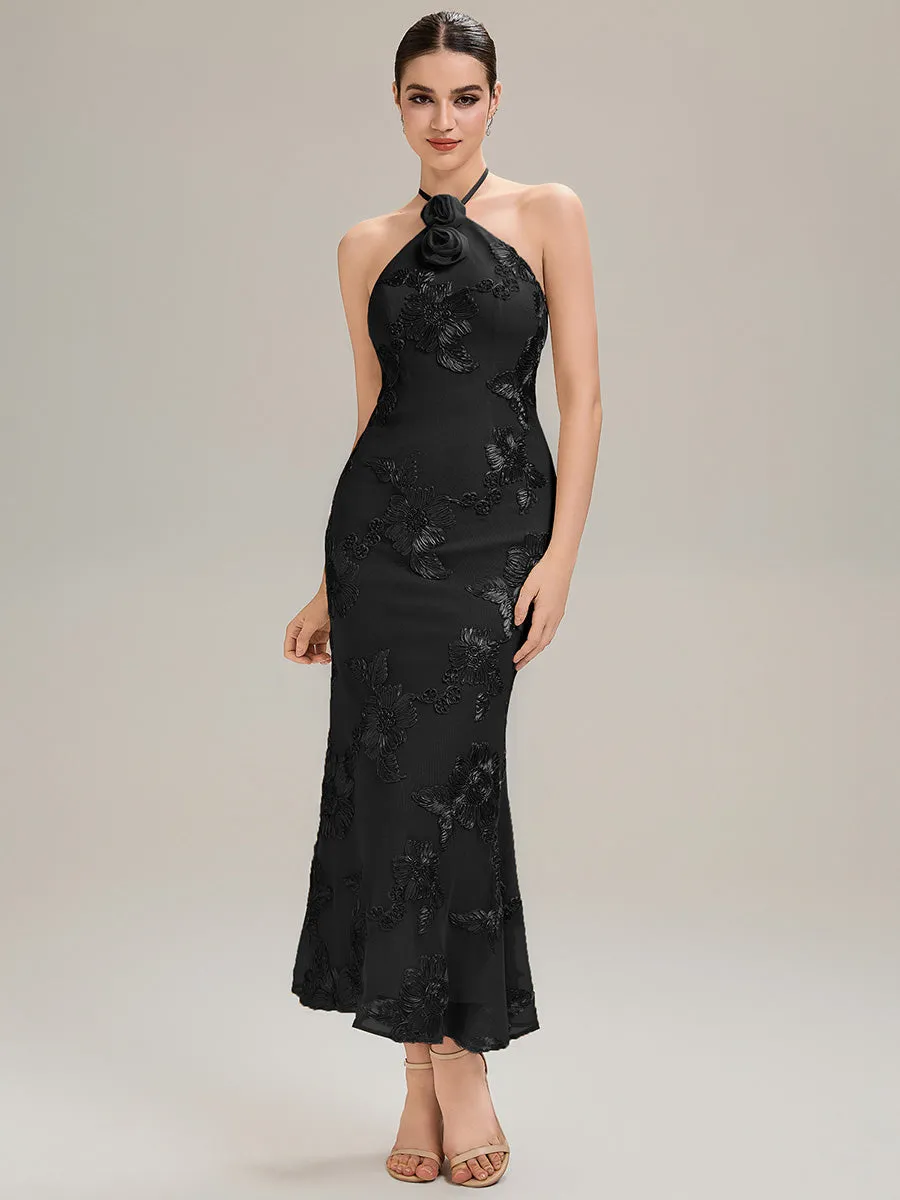 ever OPHELIA| Floral Mesh Sleeveless Evening Dress sold by Ever Pretty product image thumbnail 4