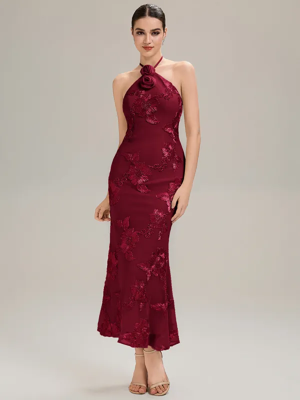 ever OPHELIA| Floral Mesh Sleeveless Evening Dress sold by Ever Pretty