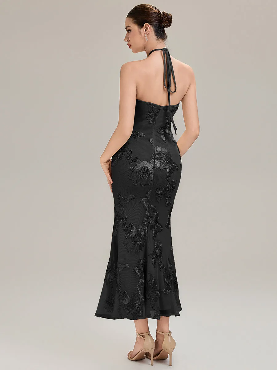 ever OPHELIA| Floral Mesh Sleeveless Evening Dress sold by Ever Pretty product image thumbnail 5