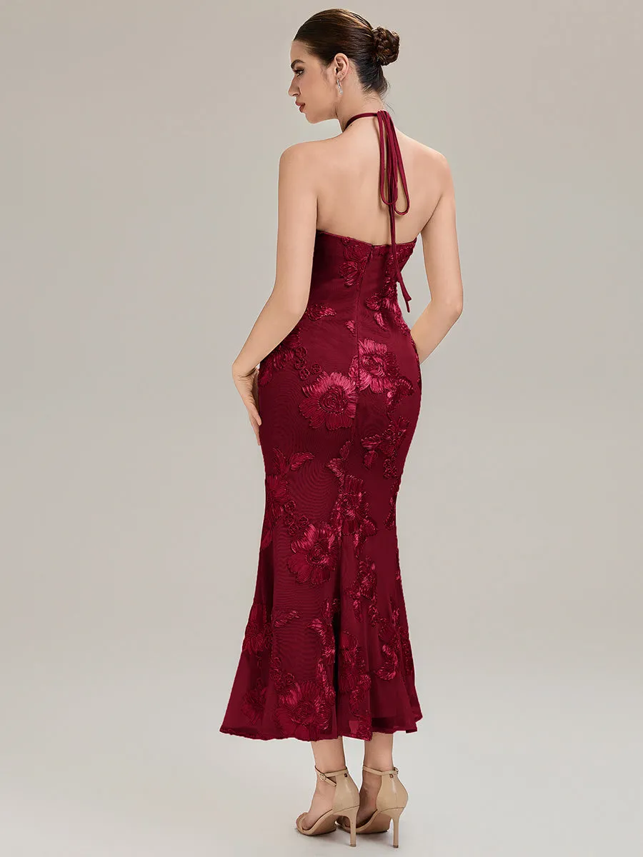 ever OPHELIA| Floral Mesh Sleeveless Evening Dress sold by Ever Pretty product image thumbnail 2