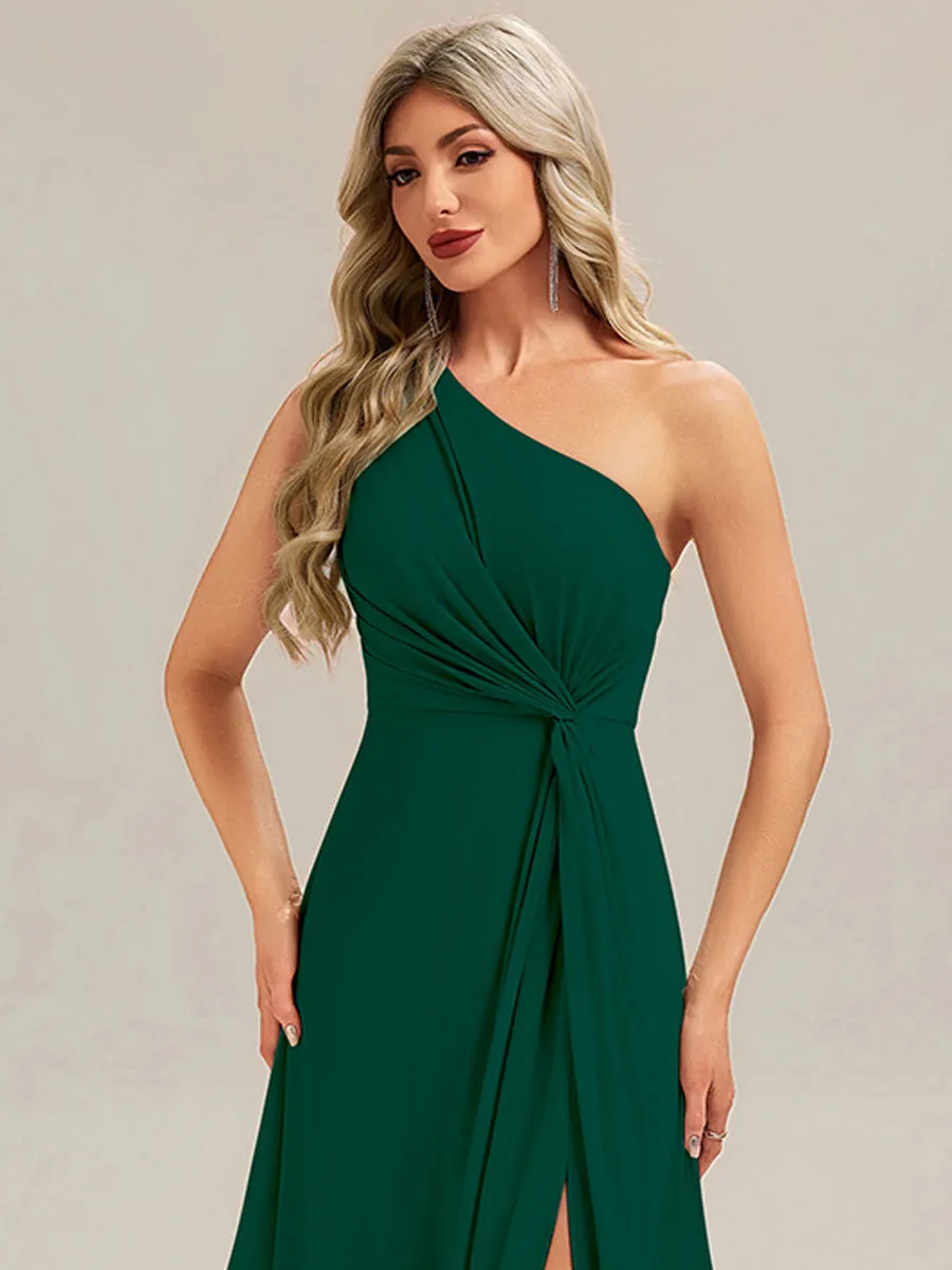 ever ANIKA|Gathered Chiffon Sleeveless Bridesmaid Dress sold by Ever Pretty product image thumbnail 4