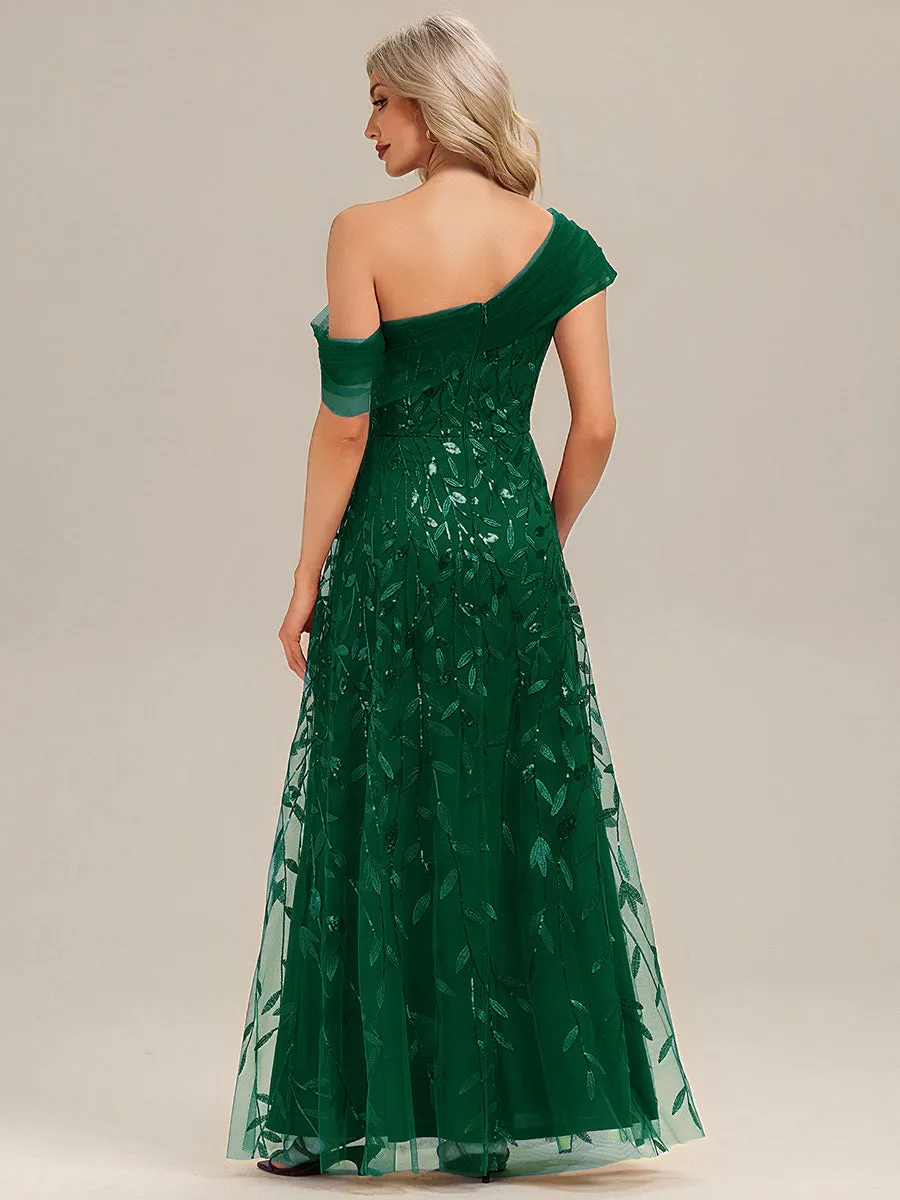 ever AVALINE|Patchwork Sequin A-Line Evening Dress sold by Ever Pretty product image thumbnail 2