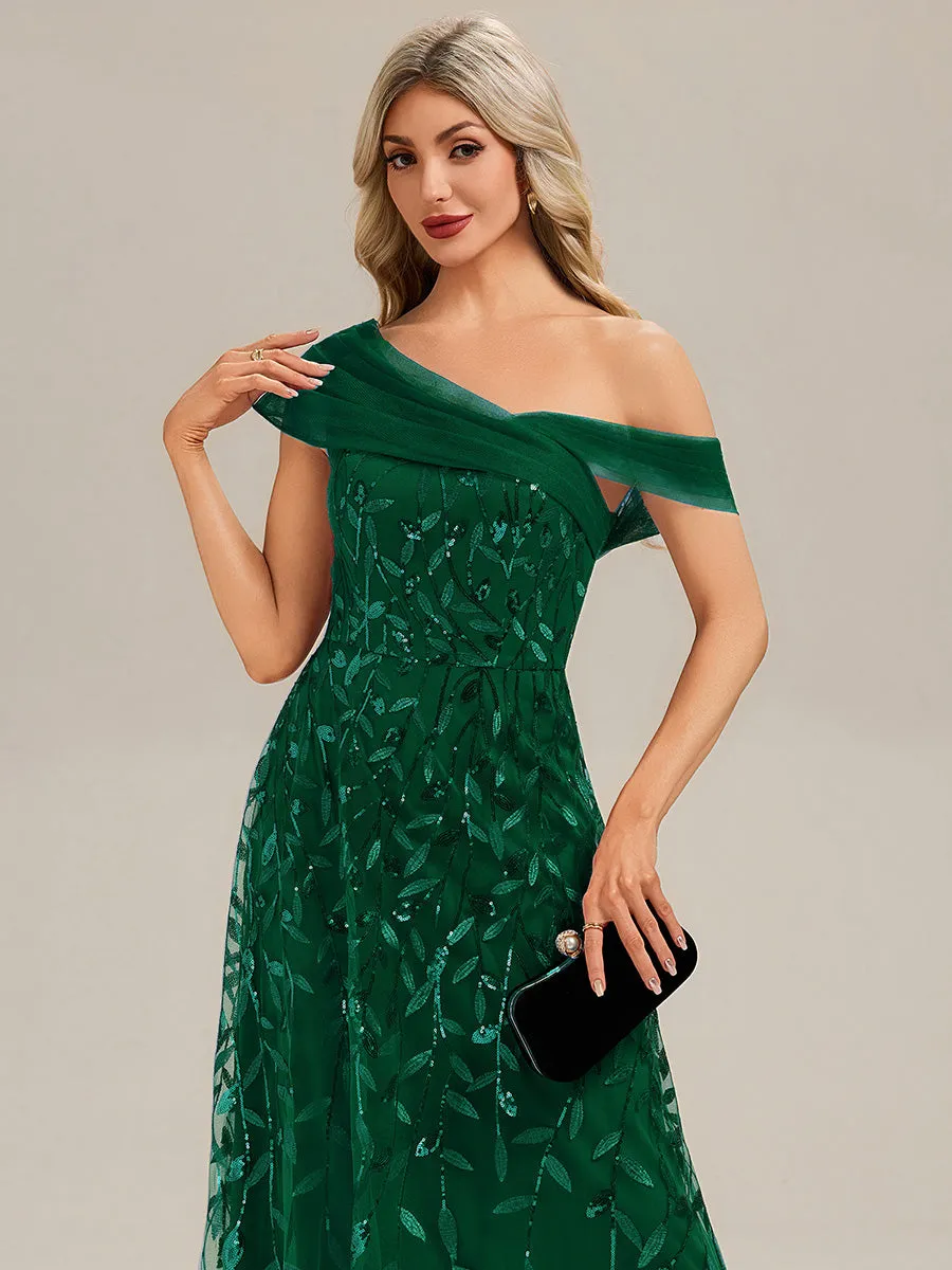 ever AVALINE|Patchwork Sequin A-Line Evening Dress sold by Ever Pretty product image thumbnail 3