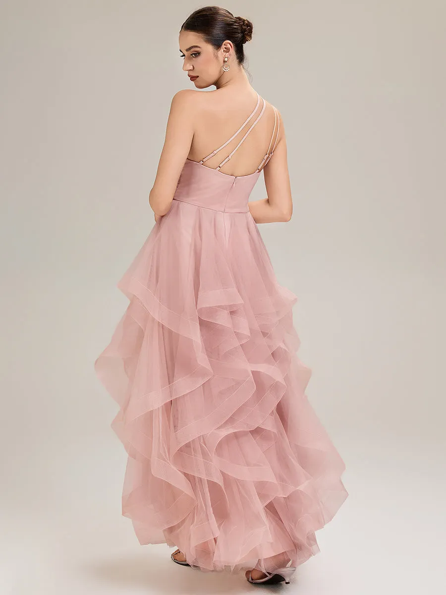 ever ROSINE|Pleated Mesh Sleeveless Evening Dress sold by Ever Pretty product image thumbnail 4