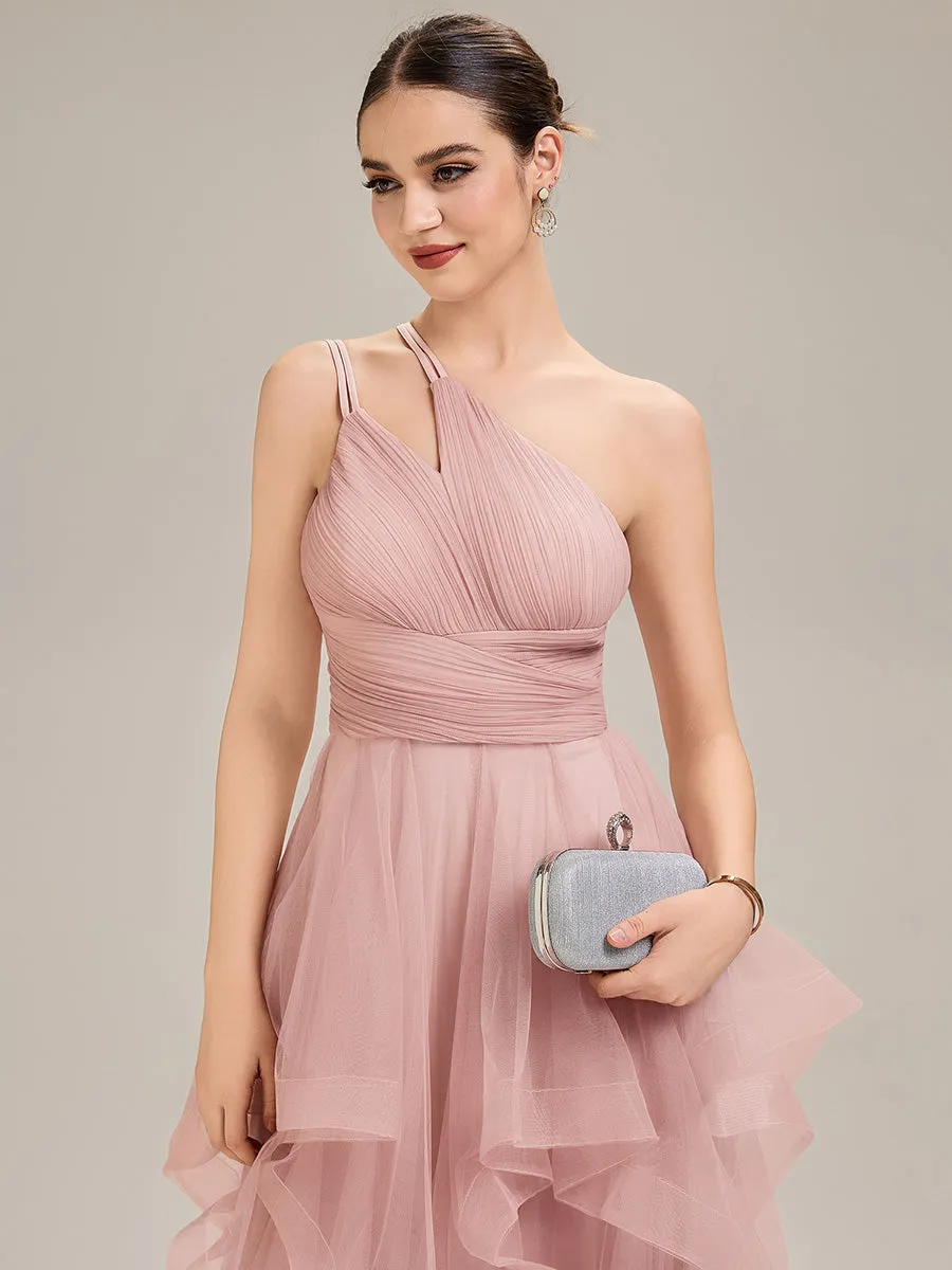 ever ROSINE|Pleated Mesh Sleeveless Evening Dress sold by Ever Pretty product image thumbnail 5