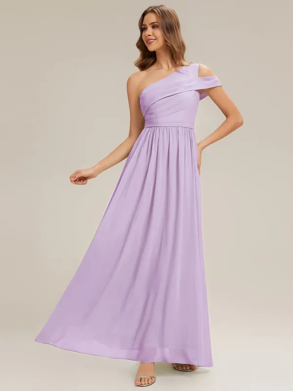 Cut-Out Detail Chiffon Sleeveless Bridesmaid Dress sold by Ever Pretty